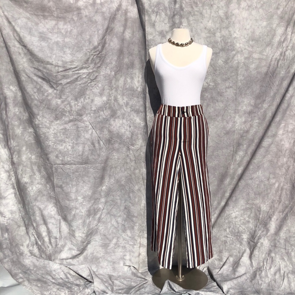 Striped Wide Leg Pants